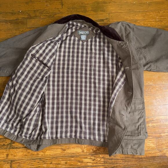 Vintage UPS Employee Costume Jacket Blanket Lined Chore Jacket Corduroy - Picture 8 of 11